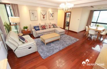 rent marvelous 3br apartment with wall heating line1,3,4,10 in shanghai